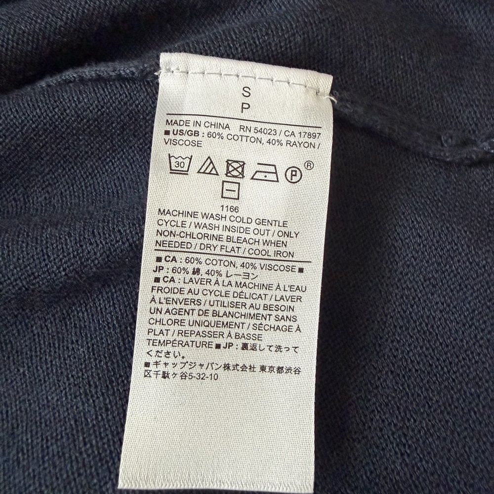 Banana Republic Factory Preppy Navy Forever V-Neck Sweater / Capsule Wardrobe - Picture 8 of 10